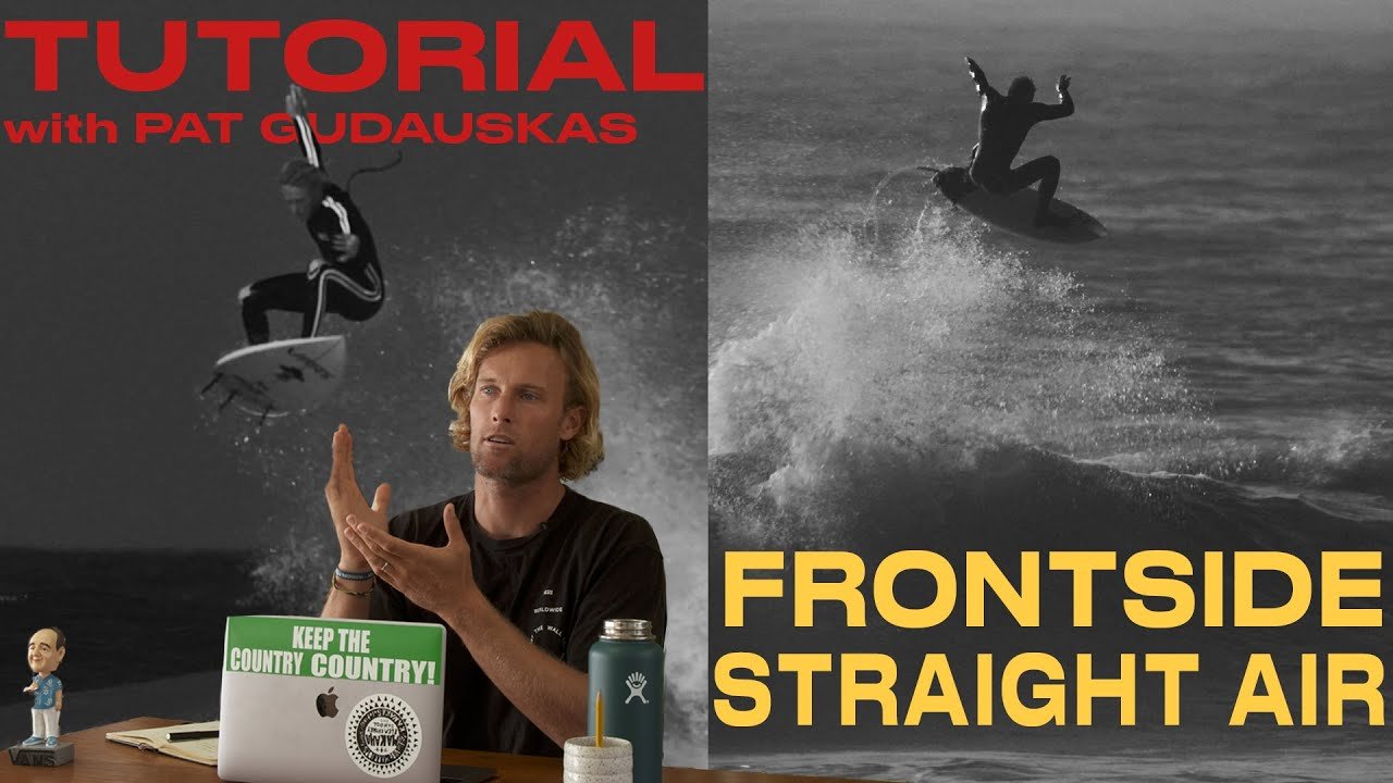 TUTORIAL: Frontside Straight Air with PAT GUDAUSKAS tutorial