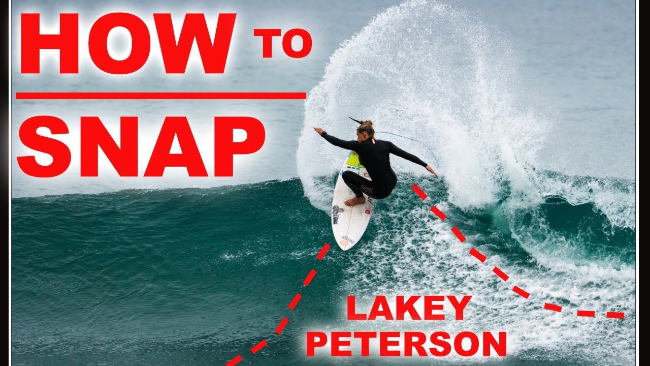 How to Frontside SNAP Surfing Pro Tips with Lakey Peterson