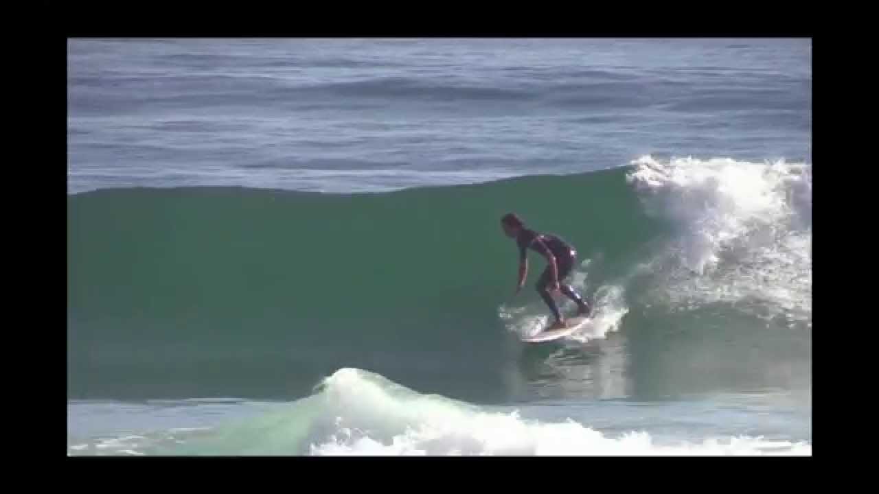 Surf coaching Forehand Bottom Turns Regular Footer Version tutorial by Martin Dunn