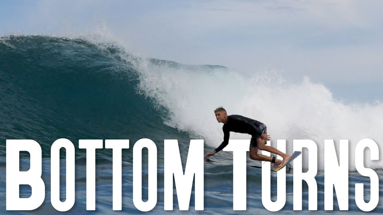 How to do a Proper Bottom Turn tutorial focusing on the Coandă effect and rail work by Ombe Surf