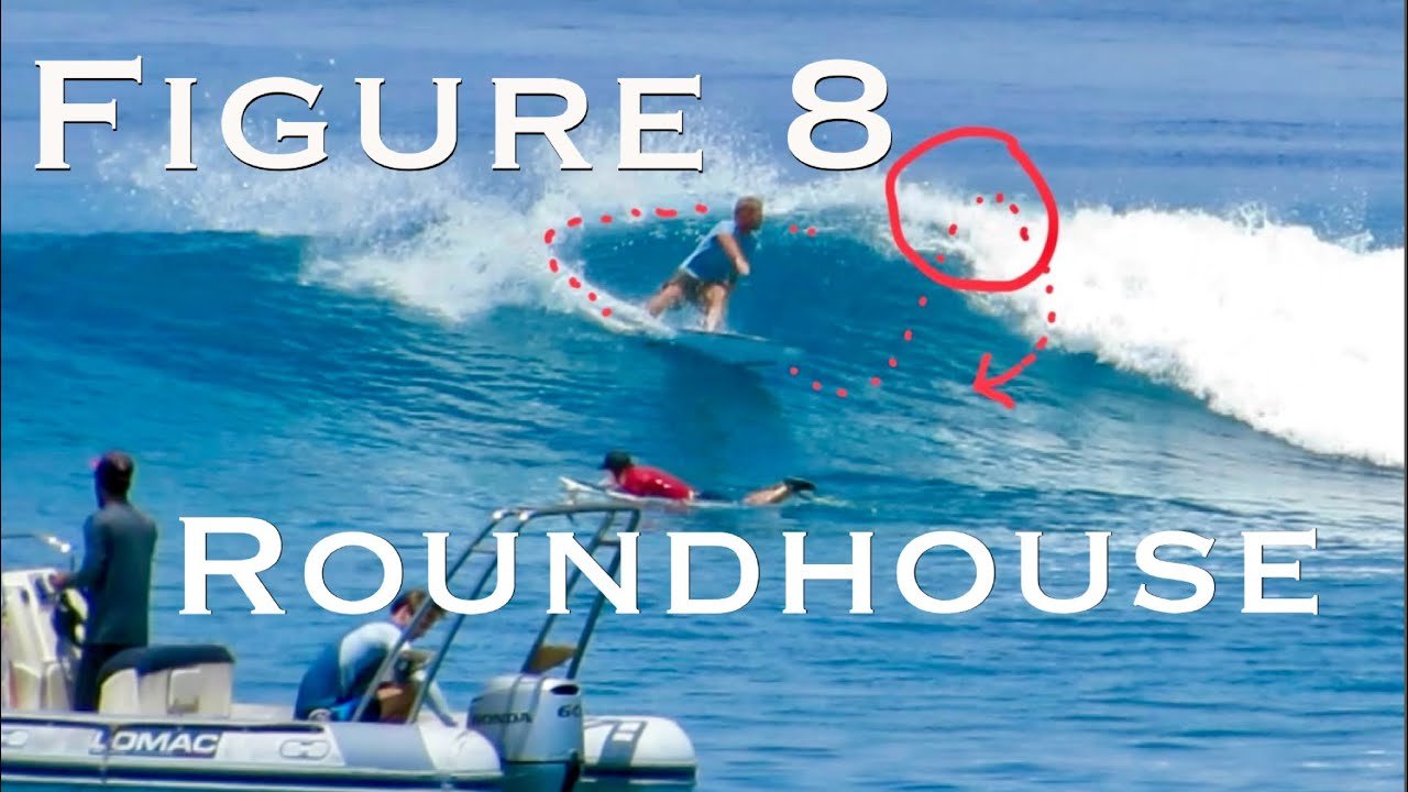 Shannon Ainslie roundhouse cutback with rebound tutorial showing figure eight motion
