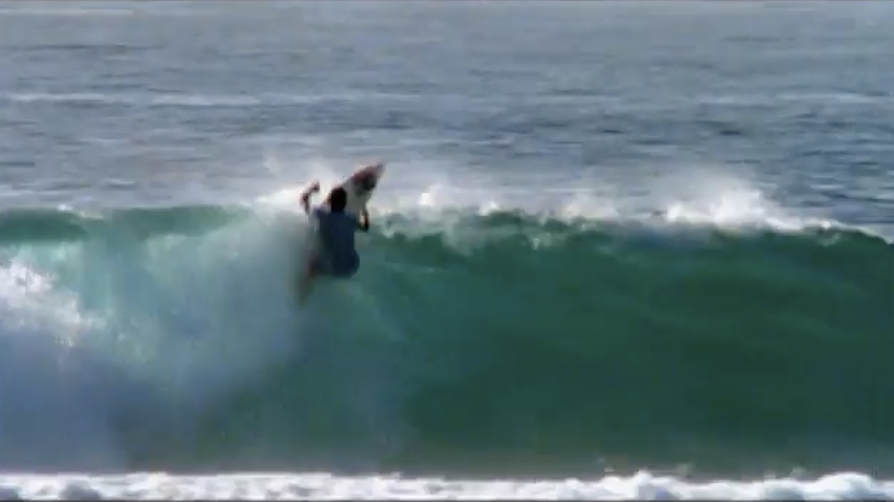 How to do a Floater surfing trick tip with professional surfer CJ Hobgood