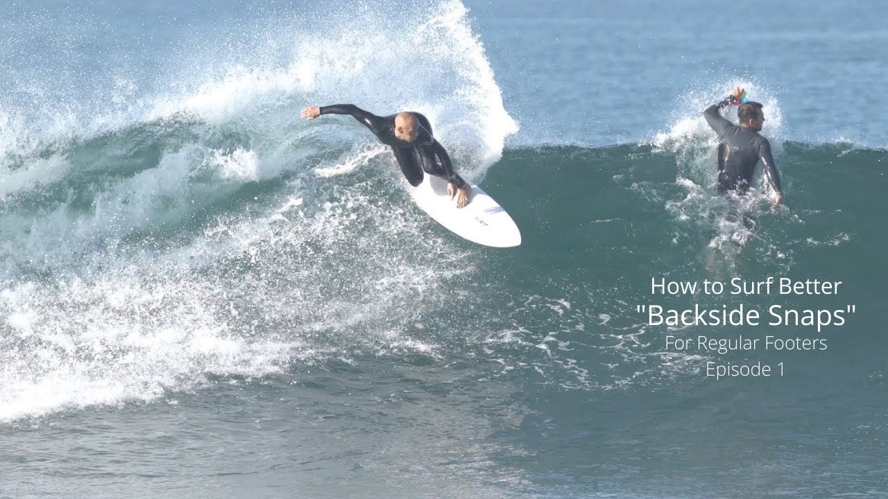 How to Surf Better Series Regular Footers Backside Snaps Ep 1 tutorial by Surf n Show Reviews
