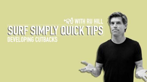 Surf Simply tutorial on developing the cutback technique with instructor