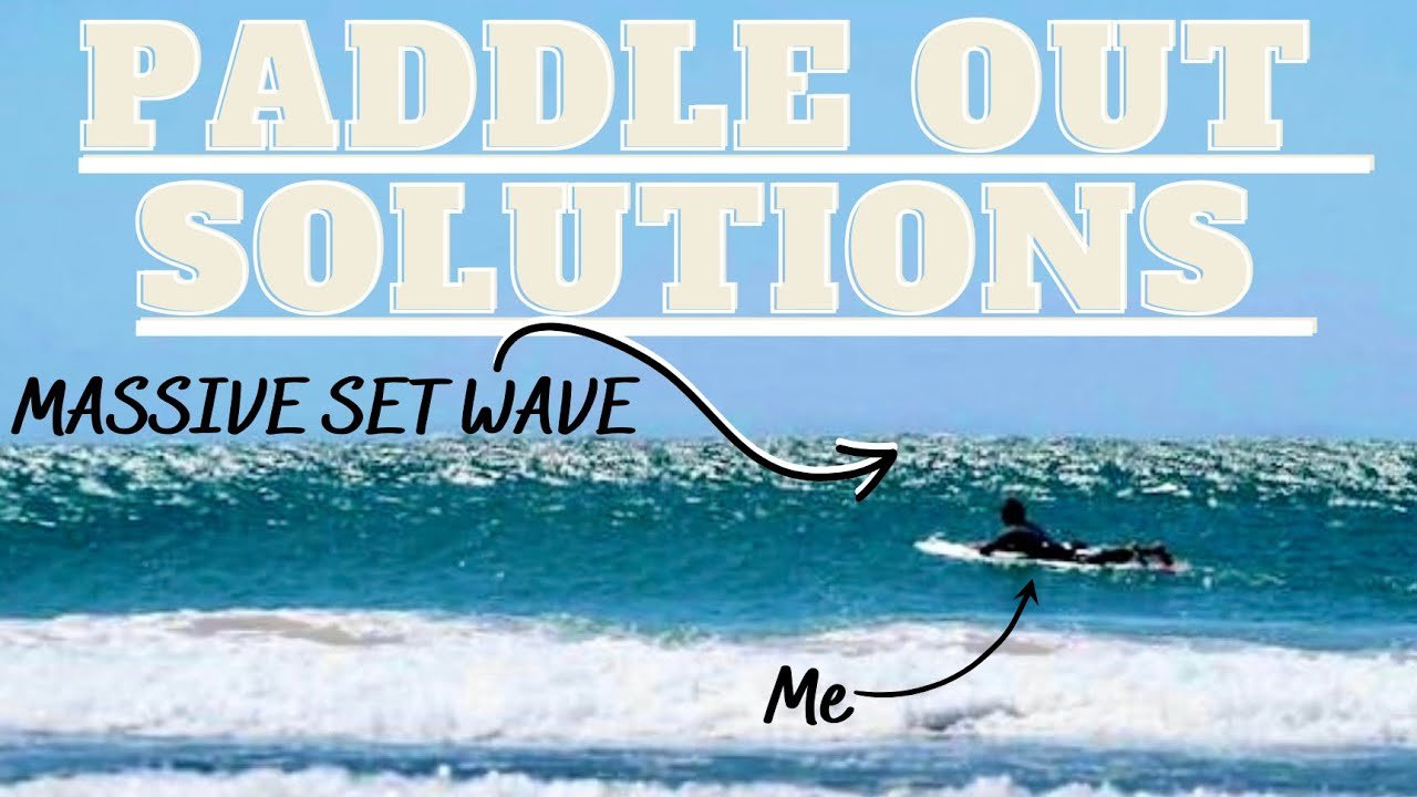 PADDLING OUT in Big Waves EASIER Paddle Out STRATEGY by Ben Considine