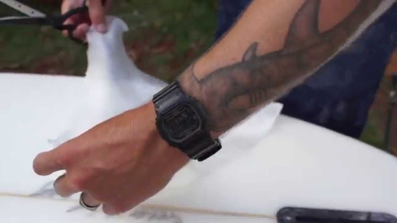 Surfboard Ding Repair Tutorial by Fiberglass Hawaii