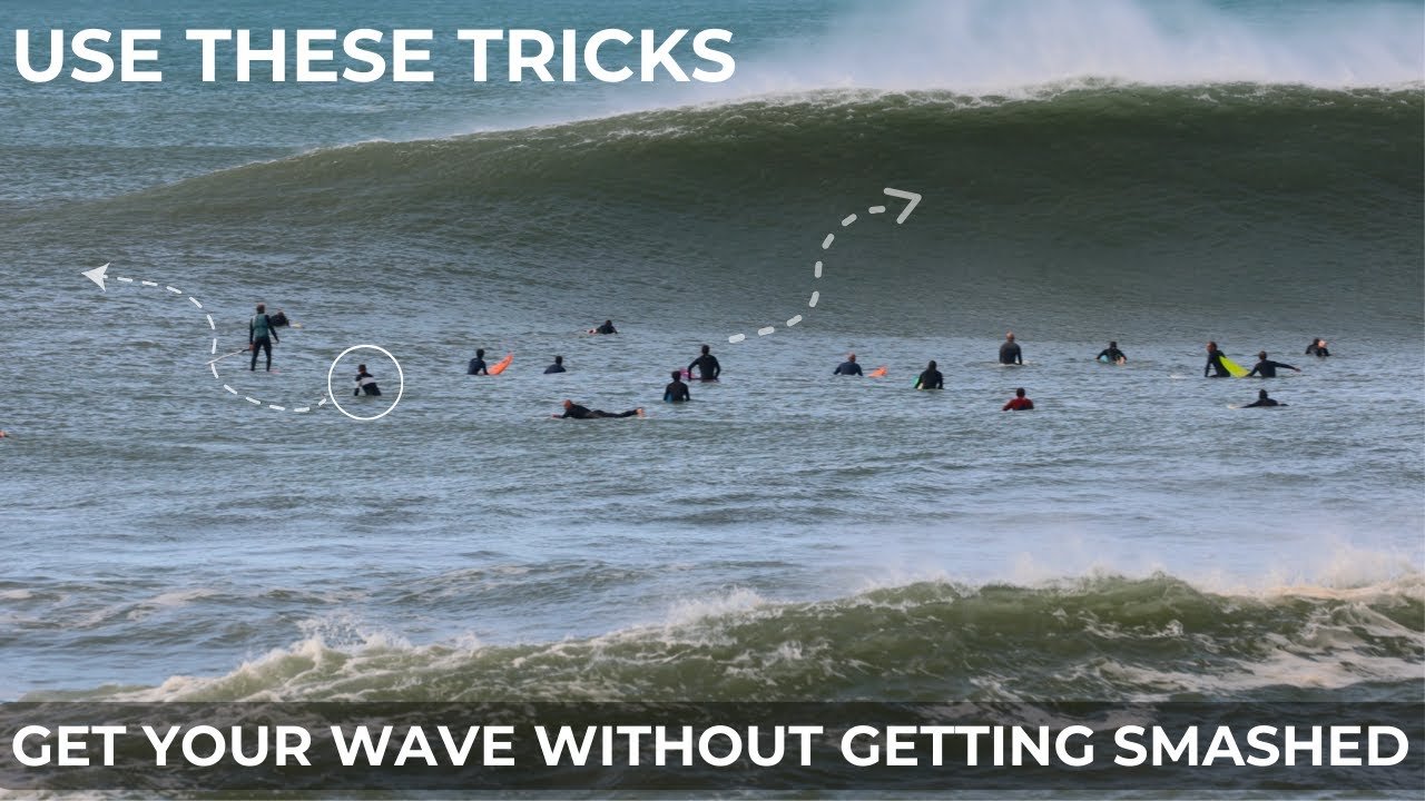 6 steps to navigate big & intimidating waves / line ups tutorial by Kale Brock