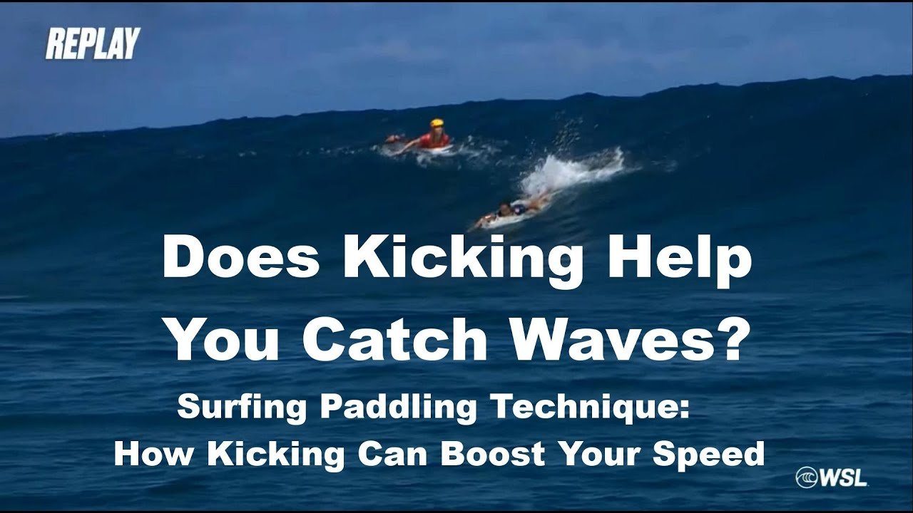 Does Kicking Help You Catch Waves? Surf Paddling Technique tutorial by Rob Case